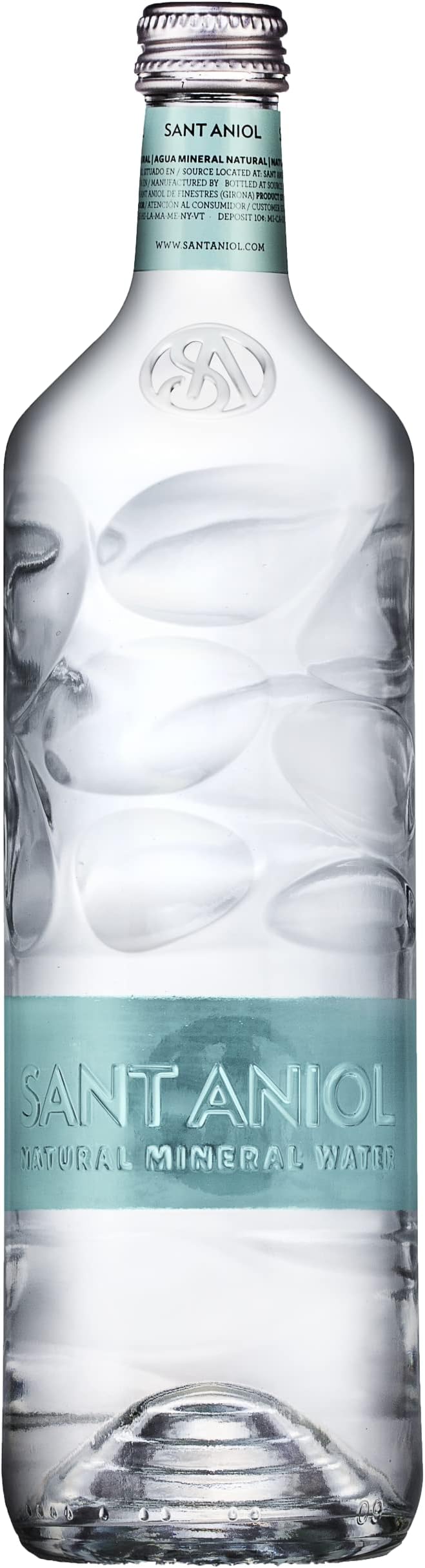 Sant Aniol Natural Mineral Water | 750ml Glass bottle | Volcanic Water | Sourced from Spain