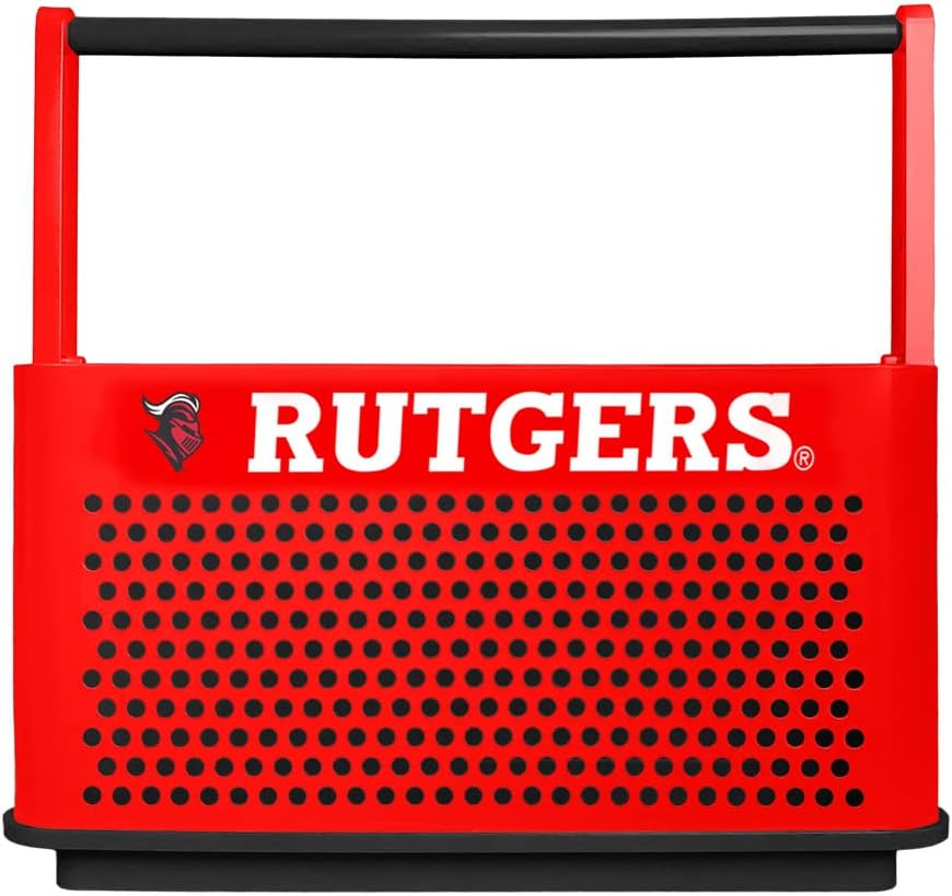 The Fan-Brand Rutgers Scarlet Knights - Tailgate Caddy - Sports Team Bar Sign Décor: Home, Dorm, Garage, Office, Fan Cave