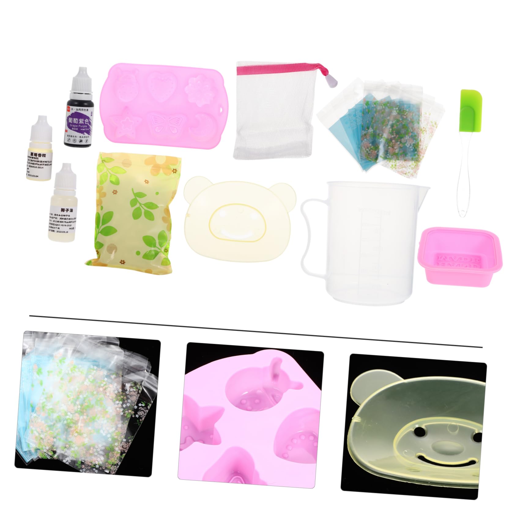 Kit per Sapone Fai da Te per Adulti, Accessori Vari