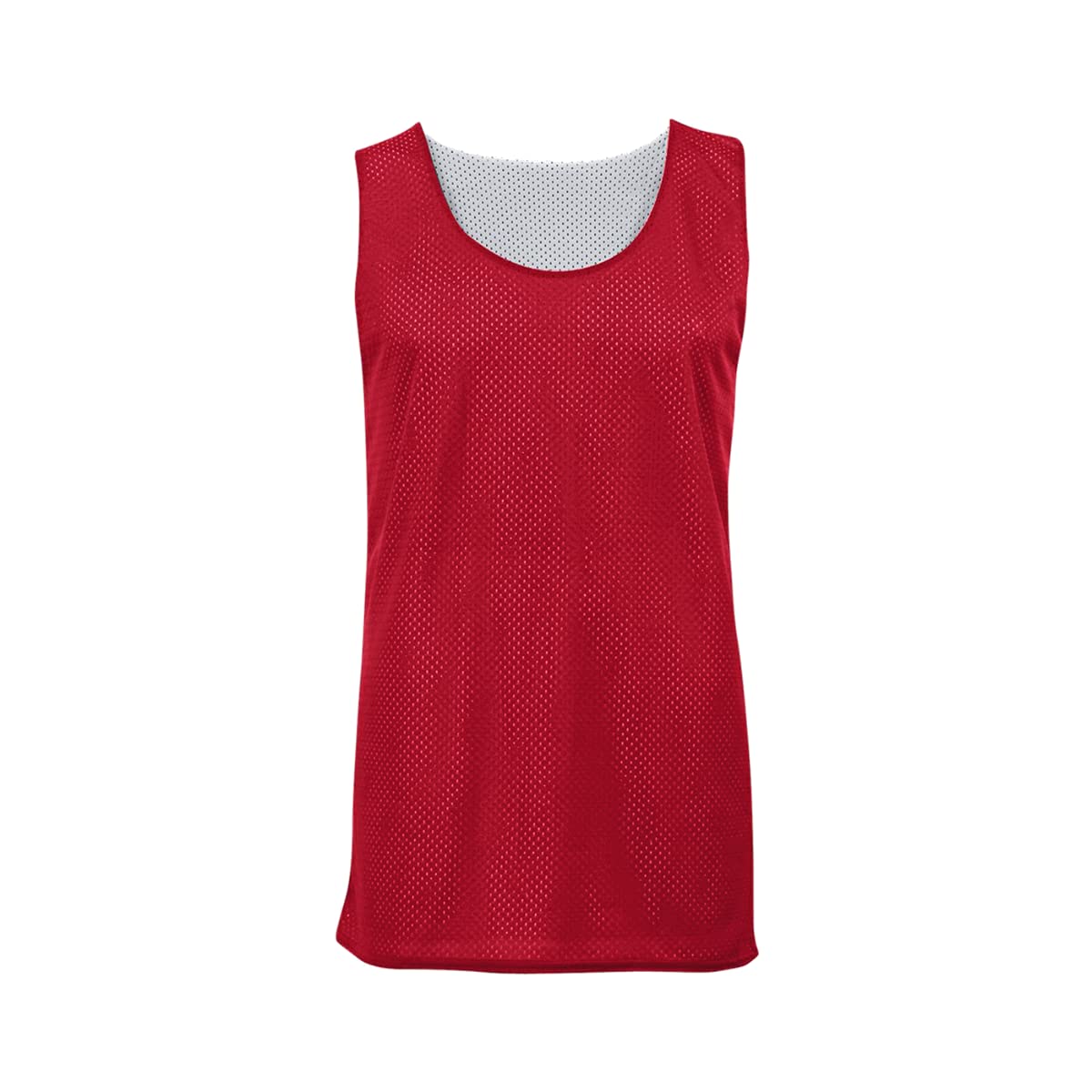 Badger Sports Mesh Rev. Tank - S - RD/WH