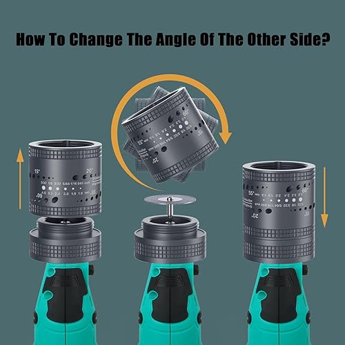 Miniatura 5 de Afilador de electrodos de tungsteno inalámbrico para soldadura TIG, 6 tamaños y 10 ángulos, herramienta giratoria de soldadura TIG inalámbrica con