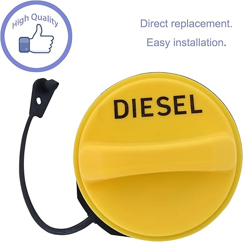 Miniatura 2 de Tapa de gasolina, repuesto de tapa de llenado de combustible para LR053666C2Z32584 compatible con Land Rover Defender Discovery Evoque L405