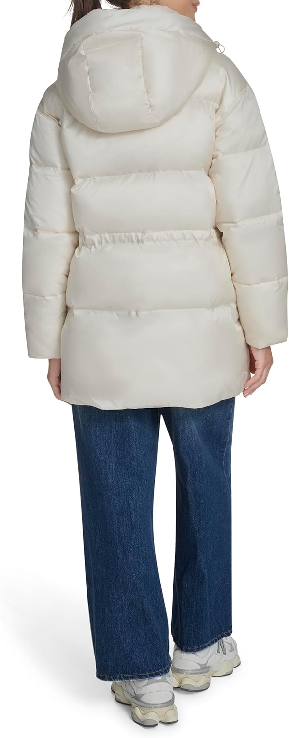 Champion womens Cinch Waist Quilted Puffer Jacket - Image 4
