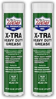 Extra Heavy Duty Grease 10330 – 14 oz Tube | Waterproof, Extreme Pressure, High Temp Polyurea Grease for Automotive, Industrial, Marine, Agricultural & Off-Road Applications | 2 Pack Special