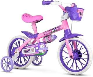 Bicicleta Aro 12 Infantil Meninas Puppy Selim PU Nathor