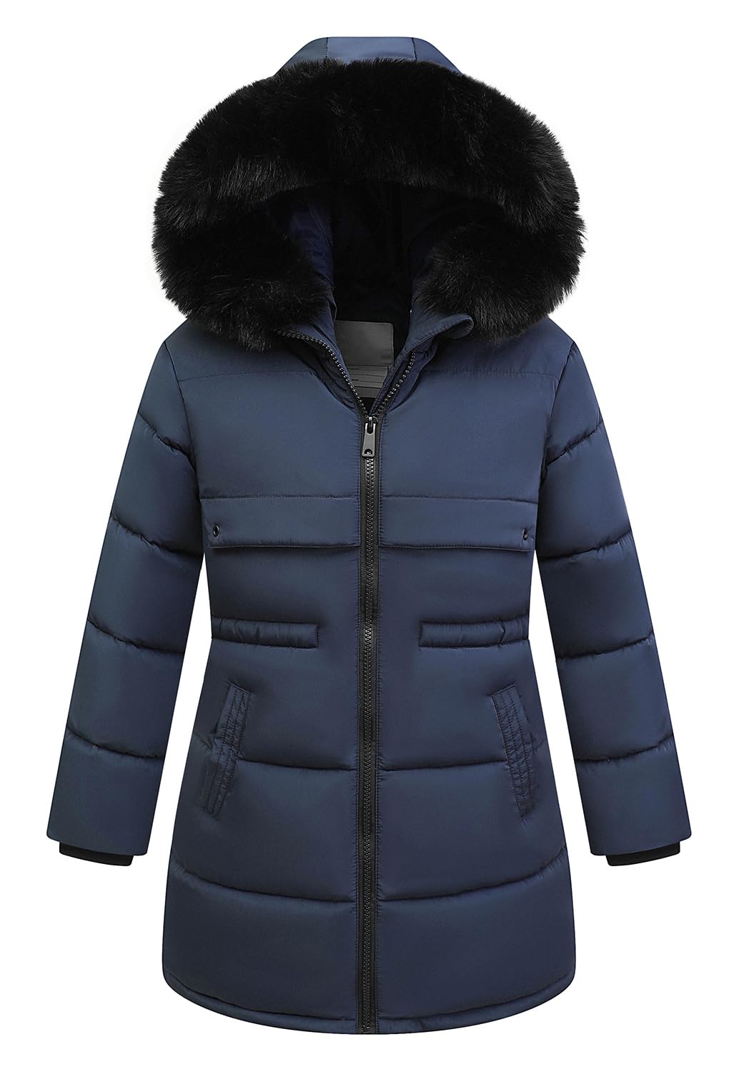 Girl's Winter Long Coat Parka