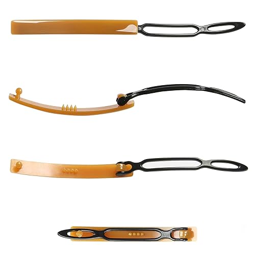 Miniatura 4 de Juego de 12 pasadores de pelo para mujeres y niñas, pinzas para cabello grueso y fino, accesorios para el cabello no metálicos, agarre