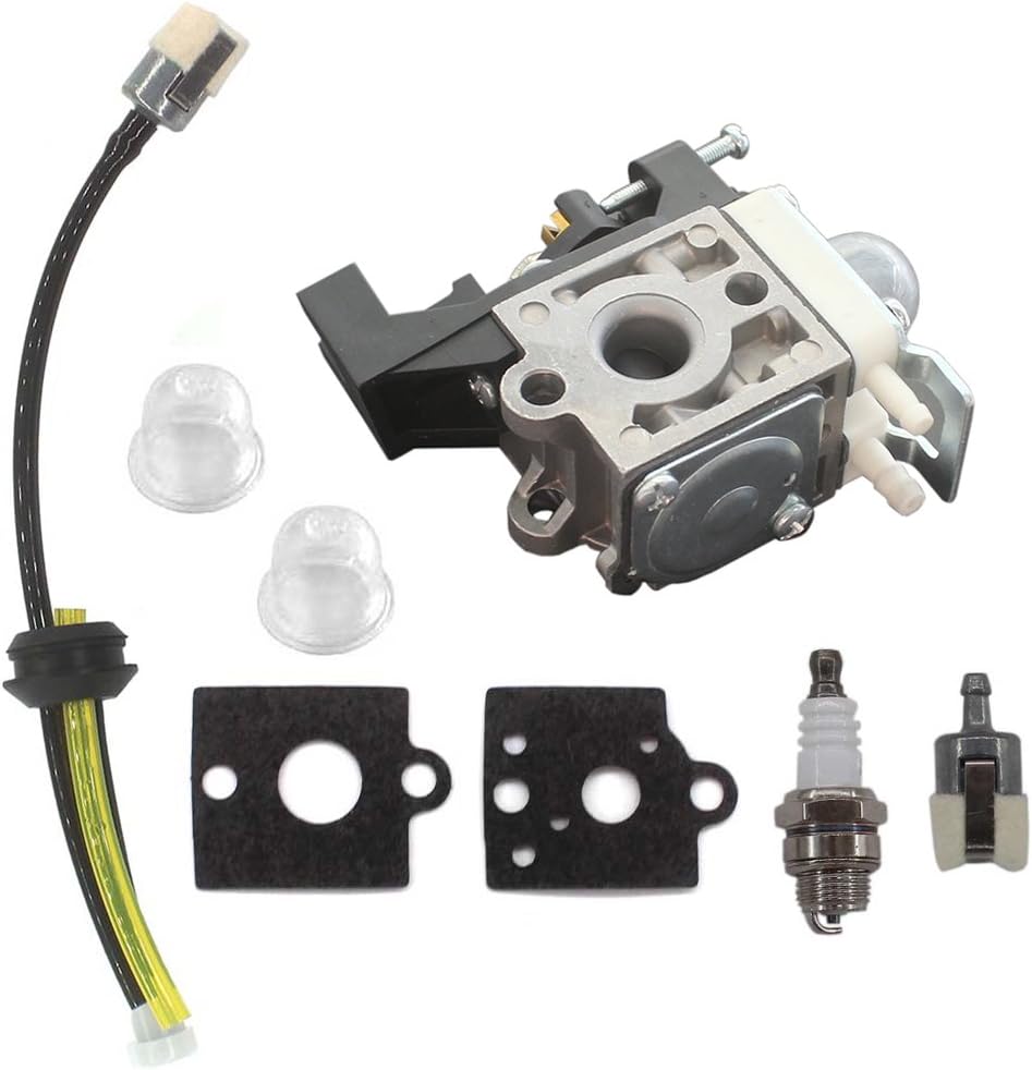 AISEN Carburetor Carb Fuel Line Filter Spark Plug for RB