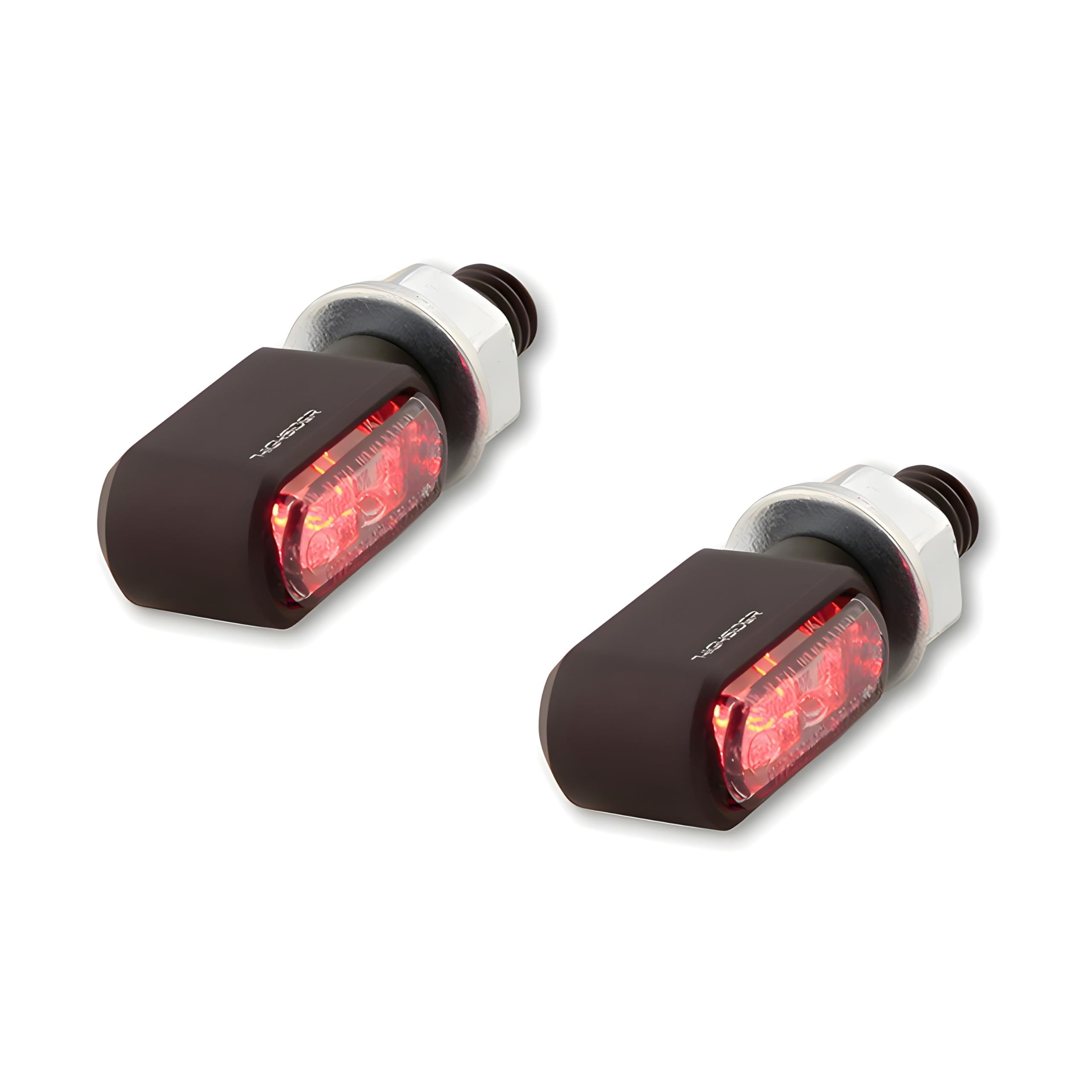 Blinker Highsider CNC Light Little Bronx 3in1 Rücklicht Bremslicht schwarz getönt paar