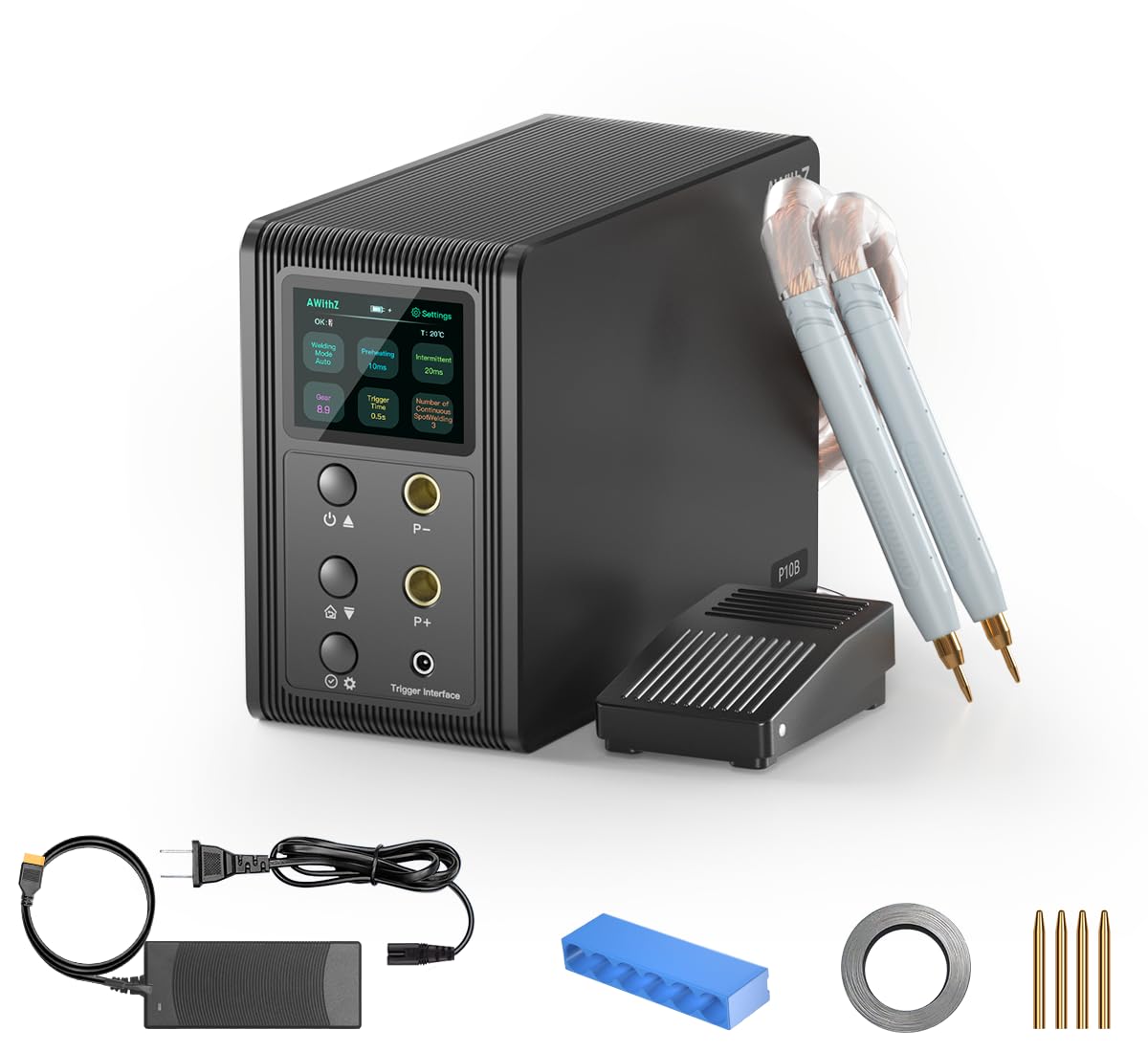 Amazon | バッテリースポット溶接機、AWithZ 29.2KWファラー