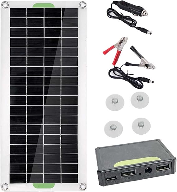Kit Pannello Solare 50W 12V - Con Controller MPPT Per Auto, Barca O Camper - Foto 9