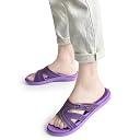 KuaiLu Womens Fashion Orthotic Slides Arch Support Slip On Walking Sandals gallery image