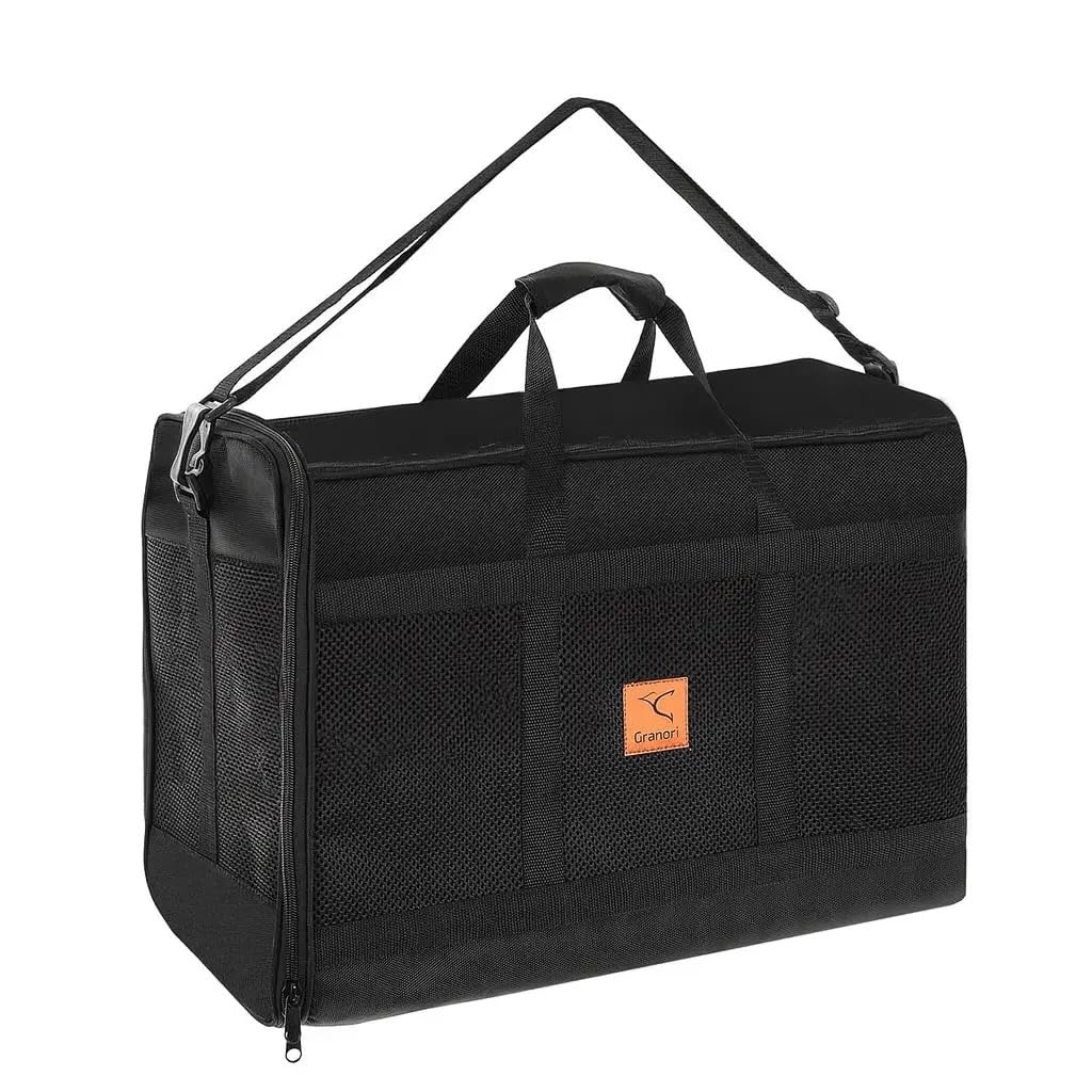 Hunde-Reisetasche Flugzeug 55×40×23 cm Balu Plus – Hundetasche & Katzentransporttasche für Flugzeugkabine, Airline-konform, extra leicht, auslaufsicher & mit Trolleyschlaufe