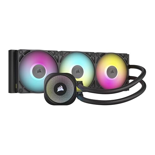 CORSAIR iCUE LINK Titan 360 RX RGB Liquid CPU Cooler, 360mm AIO with 3x RX120 Fans and System Hub CORSAIR iCUE LINK Titan 360 RX RGB Liquid CPU Cooler, 360mm AIO with 3x RX120 Fans and System Hub