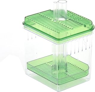 Ruilogod Aquarium Fishbowl Rectangle Hydroponics Plant Grow Bottom Water Filter Clear (id: 56e 084 cd4 2b8 1c5