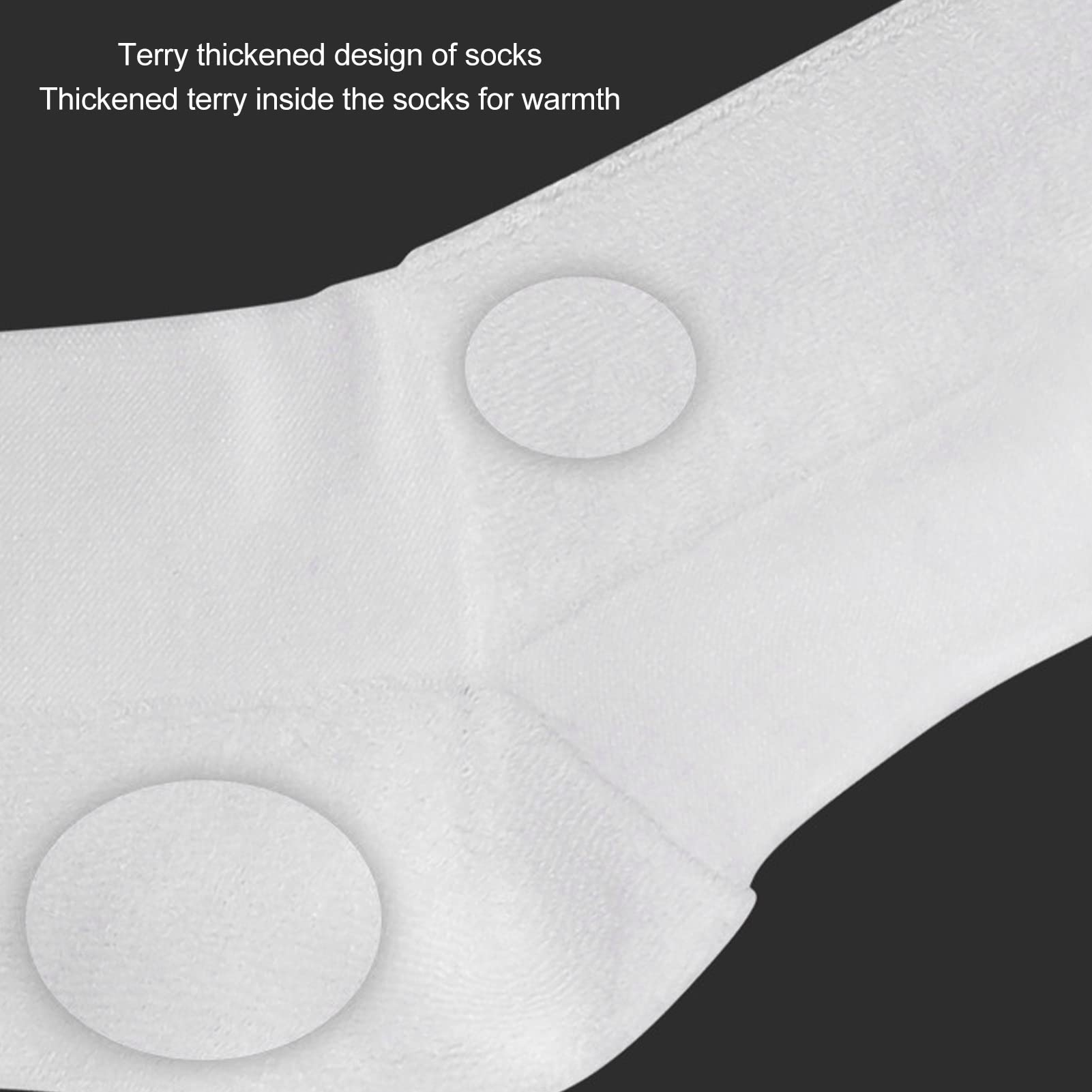 Chaussettes d'Escrime avec Rembourrage 3D Protection en Coton Peigné Taille M
