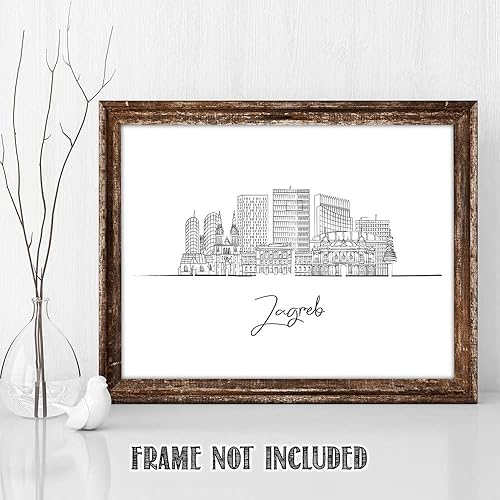 Vista 33 de TJ Originals - Barcelona, Madrid y España vistas de la ciudad, arte de pared ilustrado a mano, decoración de pared de sala de estar - Pósteres