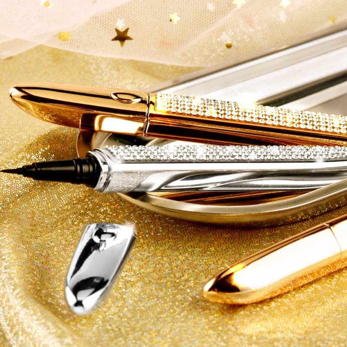 Miniatura 7 de Lápiz delineador de ojos autoadhesivo con pegamento para pestañas, mágico autoadhesivo de larga duración, no magnético, sin florecer, delineador de