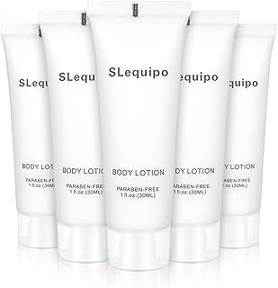 Travel Size Body Lotion Bulk (1 fl oz, 200 Pack), Refreshing Hotel Body Lotion, Mini and Small Size Body Lotion, Guest Hotel Toiletries in Bulk - Mini Body Lotion, Clear Container