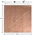 Rose Gold Glitter Vinyl Adhesive, 12x12 Glitter Vinyl Sheets for Cricut Joy Maker Explore, Silhouette, Crafts, Decals, Stickers, Self-Adhesive by Turner Moore Edition (5-Pack)