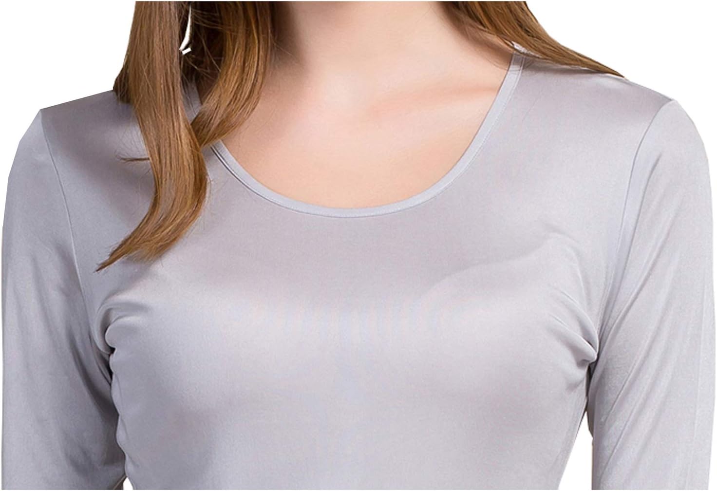 Grenasasilk Womens Silk Long Underwear Mulberry-silk Long Johns Thermal Underwear Sets Cold Weather Base Layer - Image 3