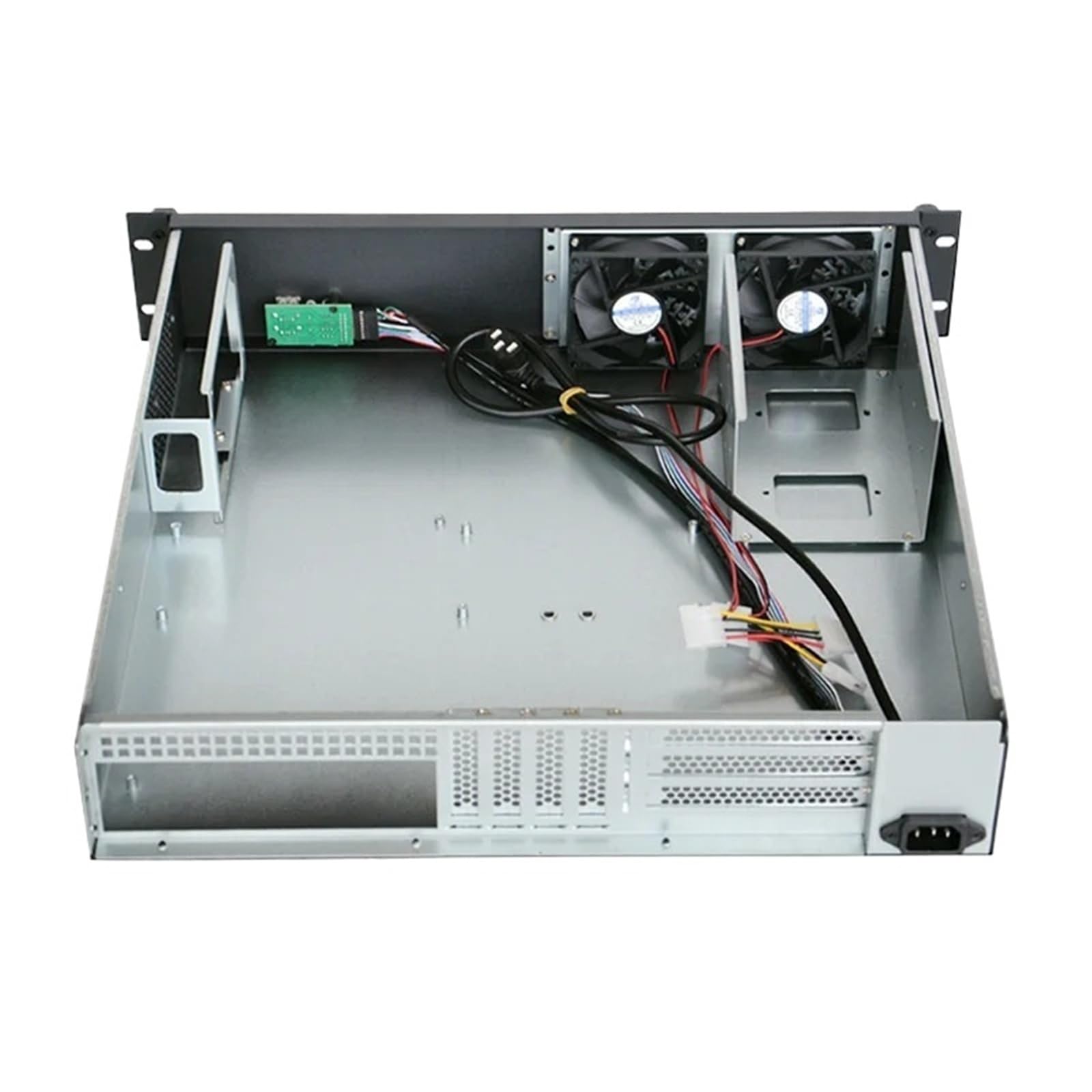 Compact 2U - Obudowa serwera stelażowego o głębokości 450 mm, Micro ATX IPC, krótkie podwozie przemysłowe