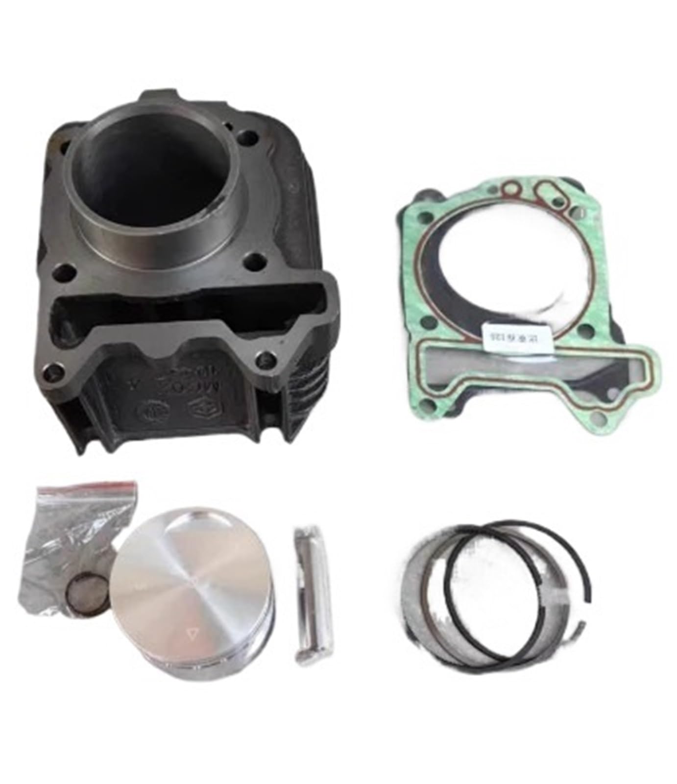 Kit de pistón para moto 125cc Typhoon, Zip y Fly con junta de cilindro de gran rendimiento 7