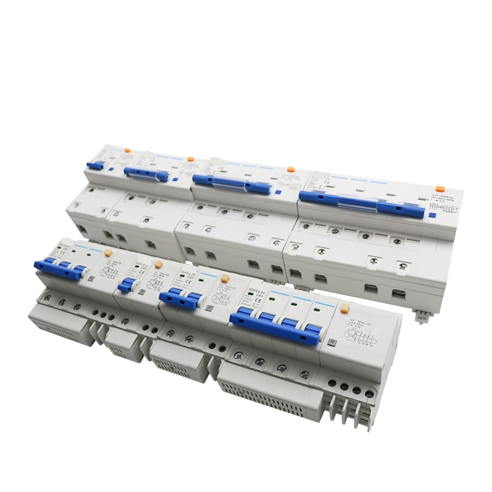 Disjoncteur de protection DZ47LE-63 1P+N AC400V pour la sécurité électrique de la maison