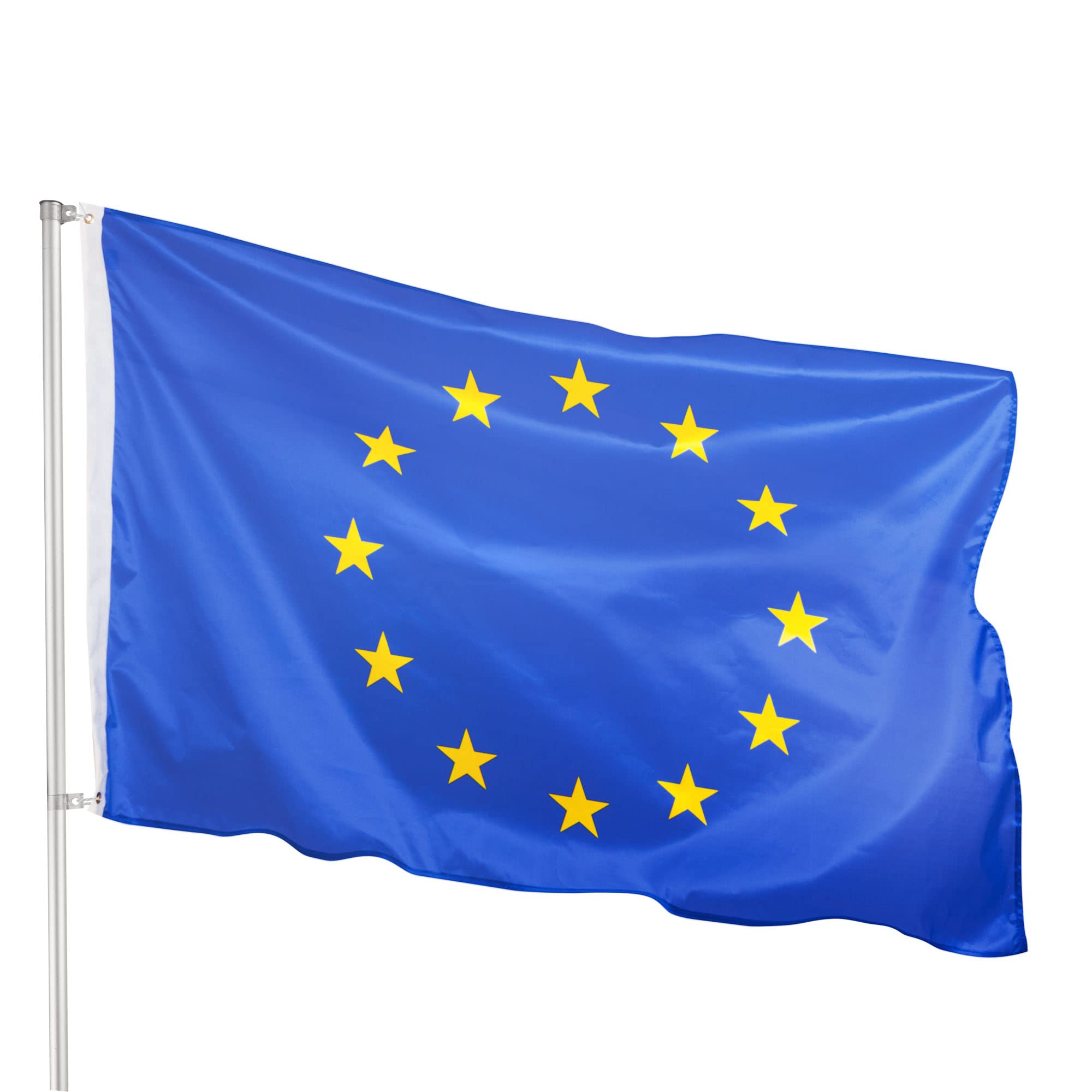 PHENO FLAGS Premium European flag 90x150 cm, extremely weather-resistant, metal eyelets, special sealing technology