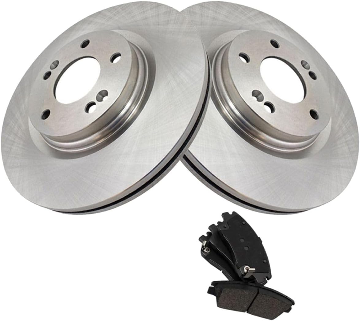 Front Posi Ceramic Brake Pad & Rotor Kit W/ 5 Lug-Wheel Lug Count for Hyundai for Elantra 1.4L/1.6L/2.0L 17-18 for Tucson 1.6L/2.0L 16-18,for Kia for Sportage 2.0L/2.4L 17-18