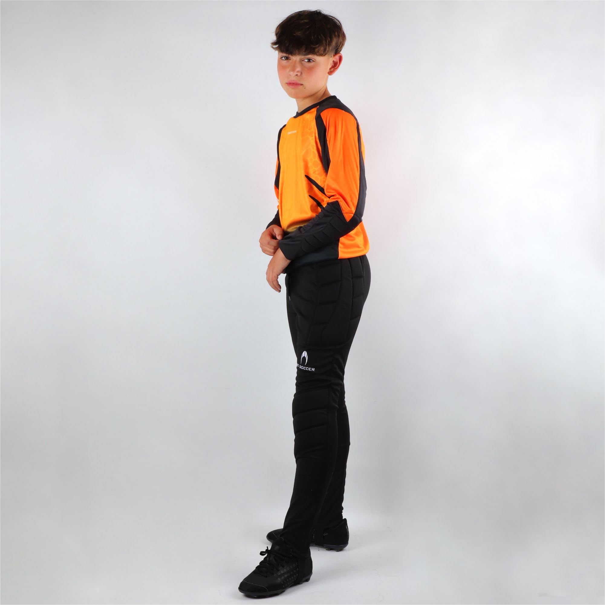 Ho Soccer Kid Keeper Set Deep-Sea Orange Coinsieme Portiere Unisex - Bambini e Ragazzi (Pacco da 1)