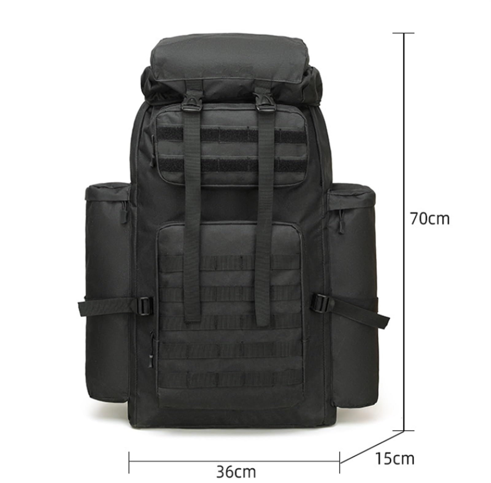 Zaino da Viaggio Sportivo Zaino da Trekking Traspirante, Multifunzionale, Resistente all'Acqua, di Grande capacità, da 100 Litri per Alpinismo Arrampicata(F)