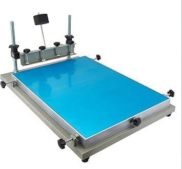 Hand Printing Stand, Manual Silk Screen Printing Machine, Adjustable Height, Simple Printing Stand, For Home And Commercial Use, 9.4 x 11.8 x 16.5 inches 240 x 300 mm, 310 x 420 mm, 450 x