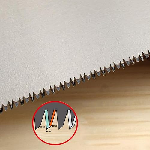 Miniatura 7 de Sierra de mano para carpintero, sierra manual para carpintería, sierra de madera dura para principiantes - 225P