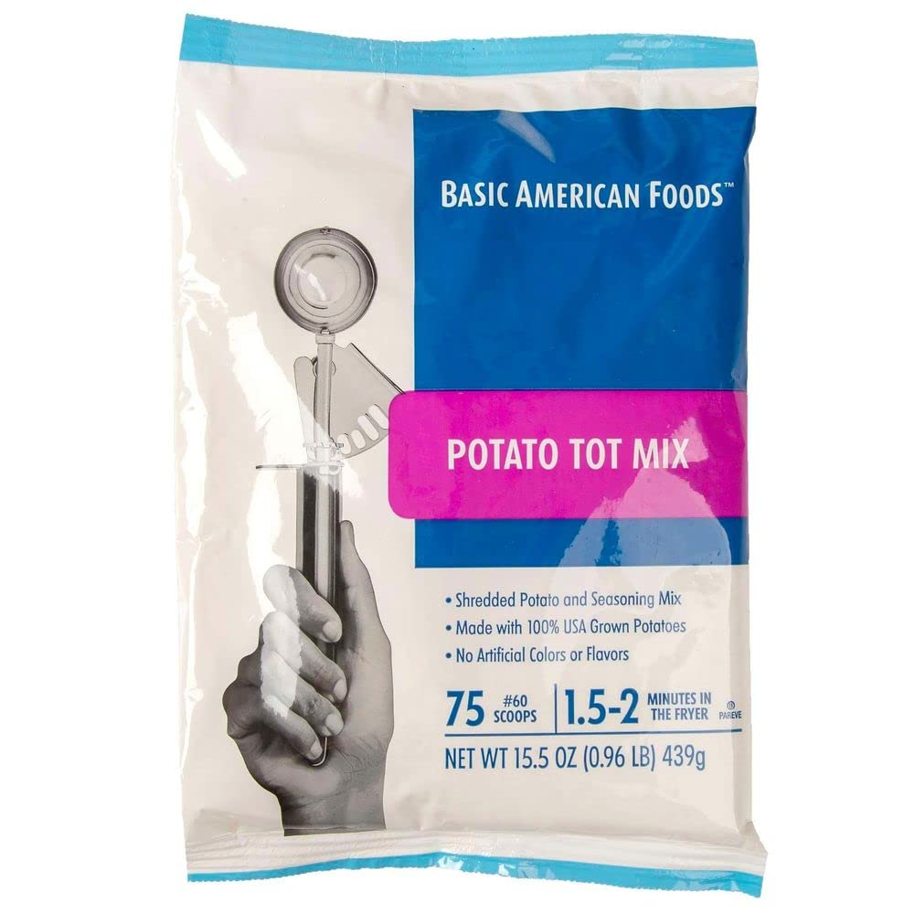 Basic American Foods Potato Tot Mix, 15.5 Ounce -- 8 per case