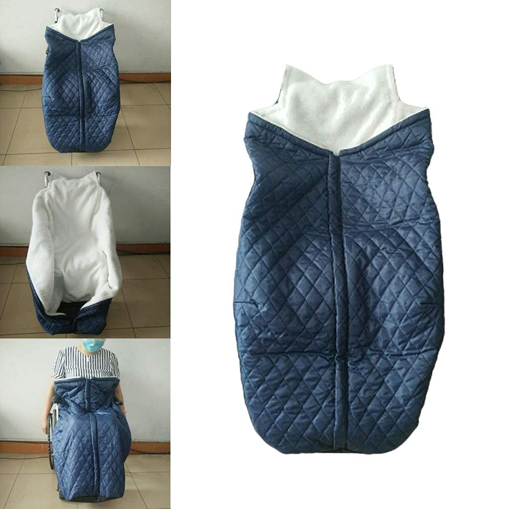 Cubierta para silla de ruedas， Bolsa ligera for silla de ruedas, saco for silla de ruedas, manta envolvente Universal for adultos, calidez y comodidad