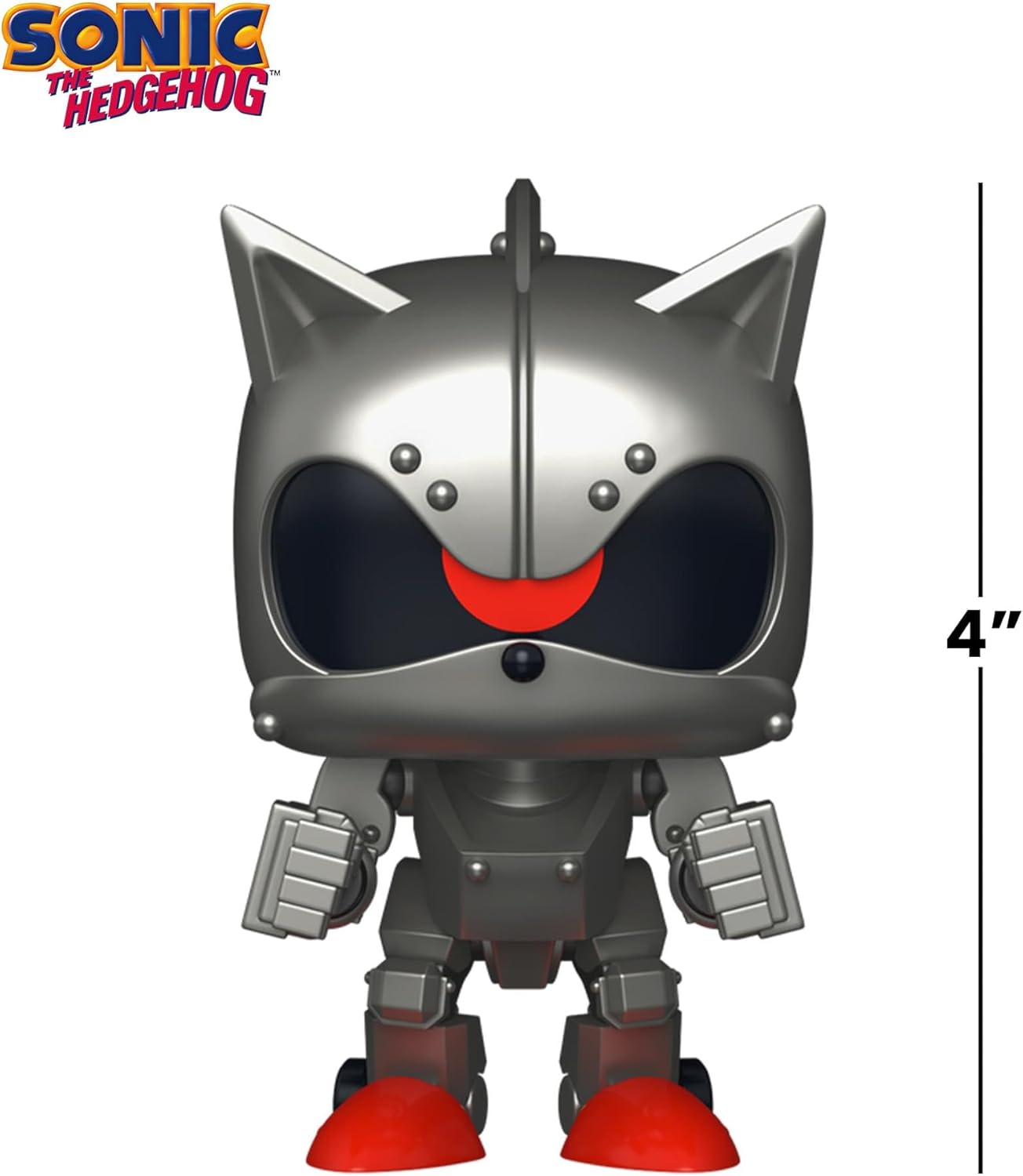 Funko Pop! Games: Sonic The Hedgehog - Mecha Sonic - Collectable Vinyl Figure - Gift Idea - Official Merchandise - Toys for Kids & Adults - Video Games Fans - Model Figure for Collectors