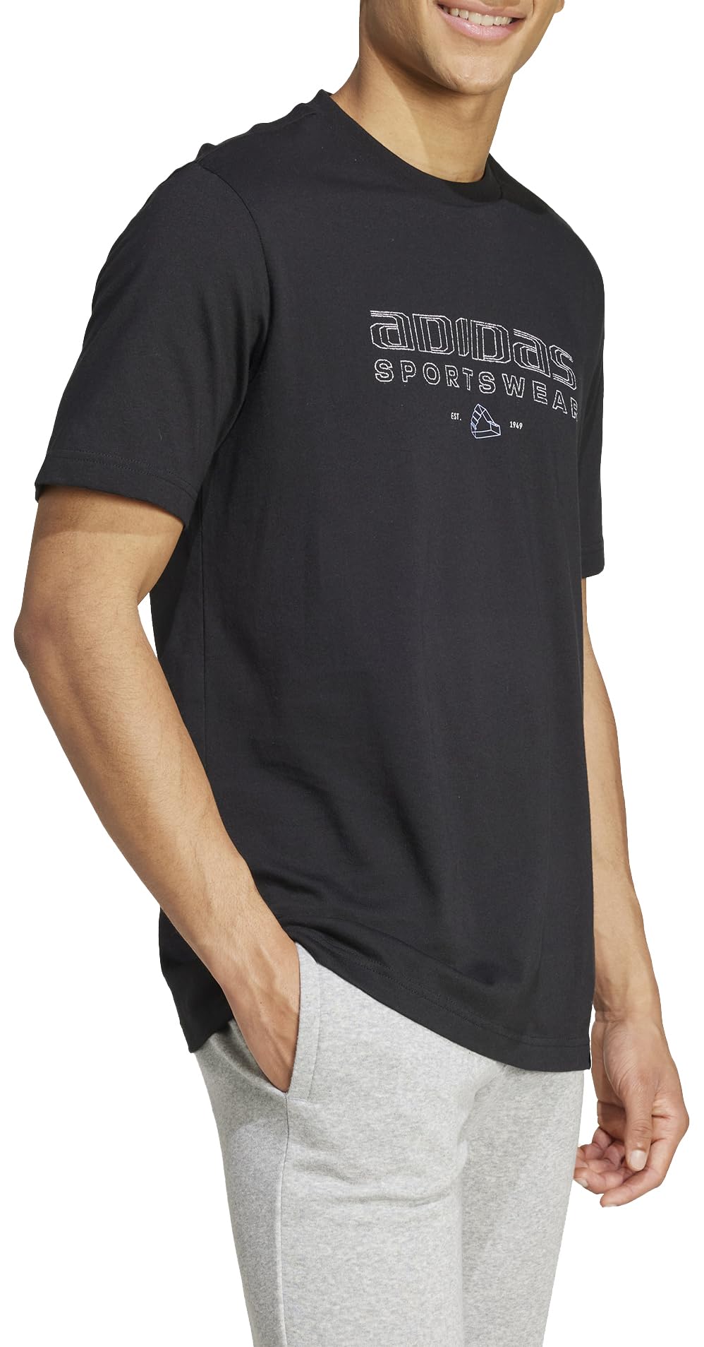 adidas Koszulka z krótkim rękawem z grafiką Mężczyźni TECH LINEAR GRAPHIC TEE (1 w zestawie)