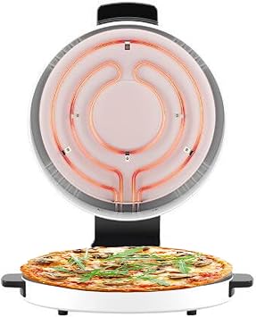 Pizza Oven, 12 Inch Electric Pizza Oven Indoor, 1800W Portable Countertop Pizza Maker for Home Use, Bake Delicious Pizza Easily