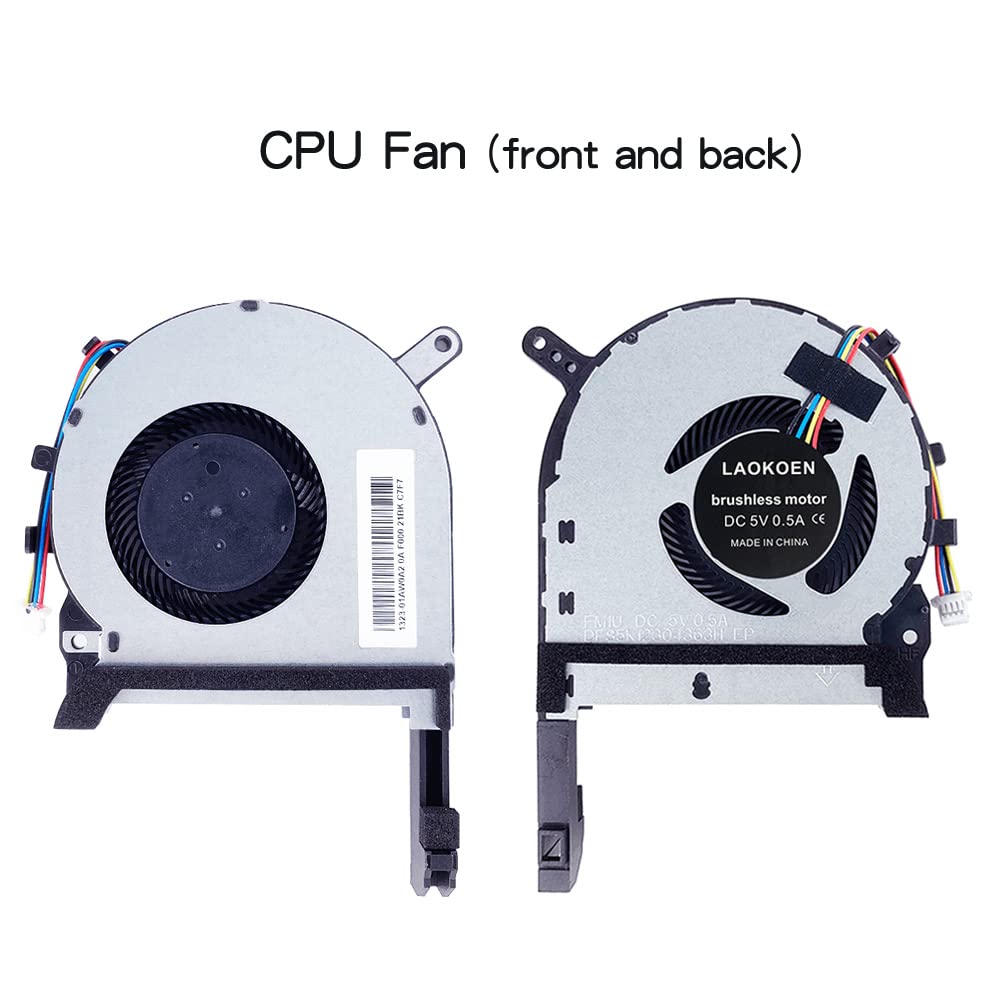 Ventola CPU Per ASUS TUF FX505, FX86 - Bucom DFS5K12114262H, 5V