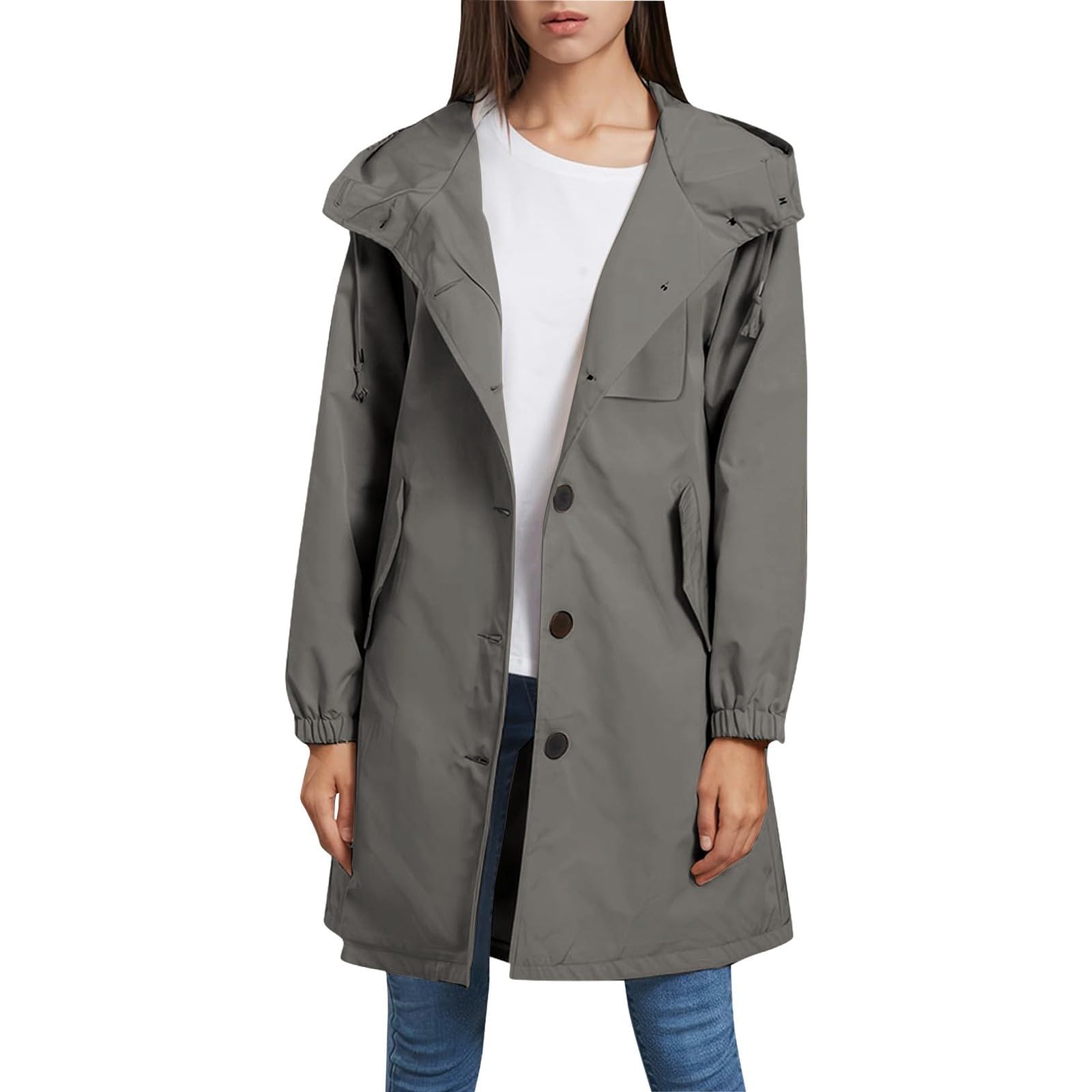 Strickweste Damen Ärmellos Strickjacke Lang Übergangsjacke Kariert | Outdoor-Softshelljacken Für Damen Mit Knöpfen Taschen Outdoorjacke Wasserdicht Atmungsaktiv Frauen Jacke Winter Wanderjacke