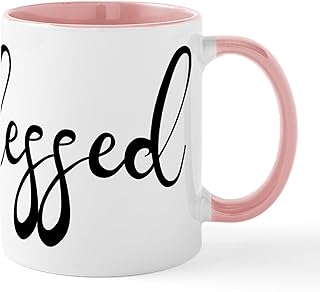 CafePress Hashtag Blessed 11 oz (325 ml) Ceramic Coffee Mug