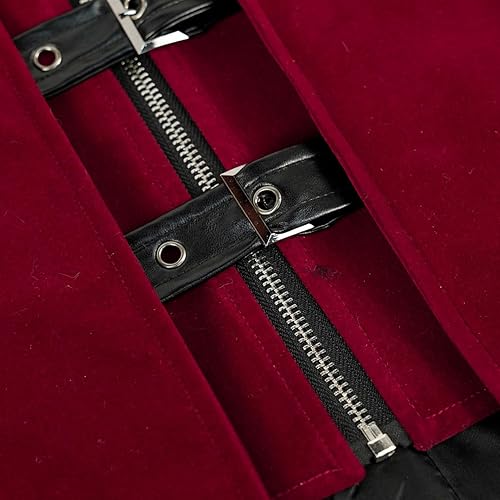 Miniatura 5 de Chaqueta steampunk para hombre, disfraz gótico, chaqueta pirata victoriana, vintage, Halloween, vampiro, cosplay