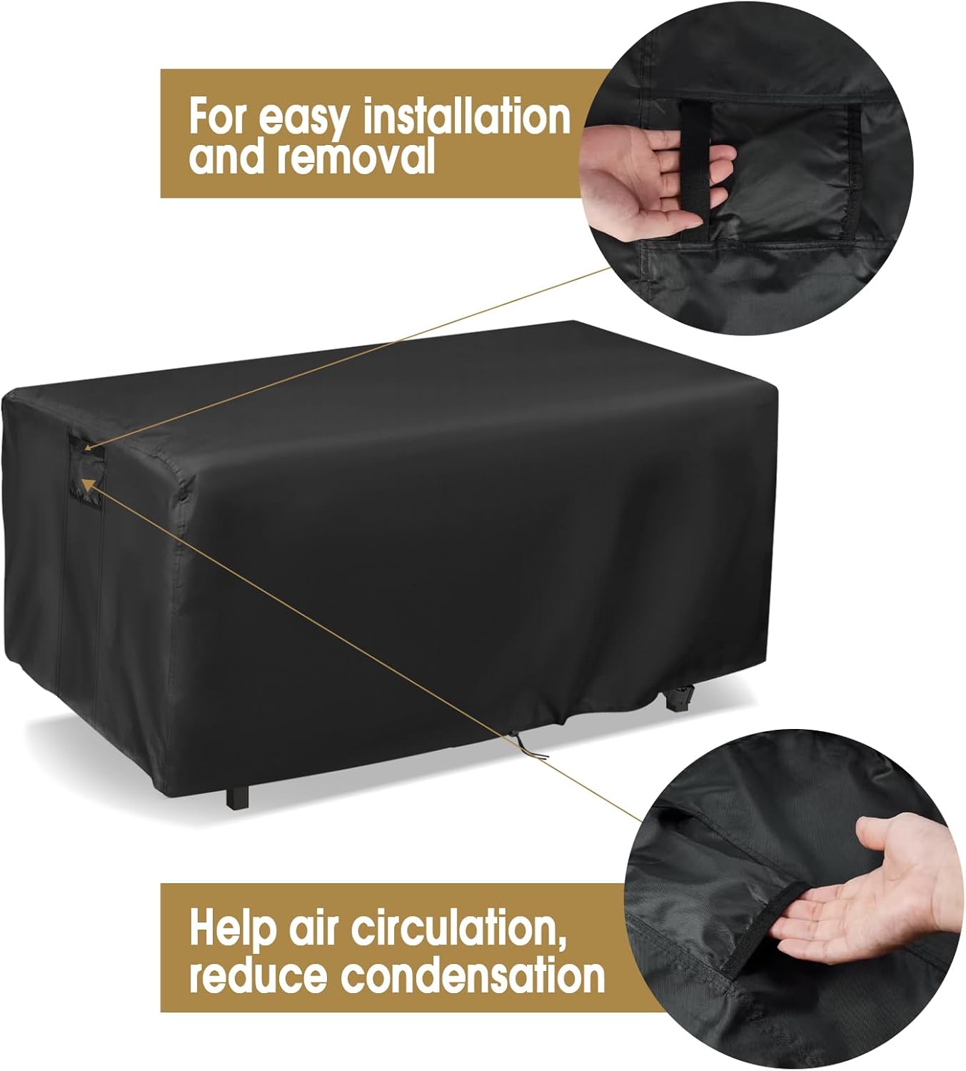 Patio Sofa Covers for Ashley Signature Design Furniture Set, Heavy Duty Outdoor Couch Cover Waterproof Fits Patio Bench 82" W x 36" D x 32" H