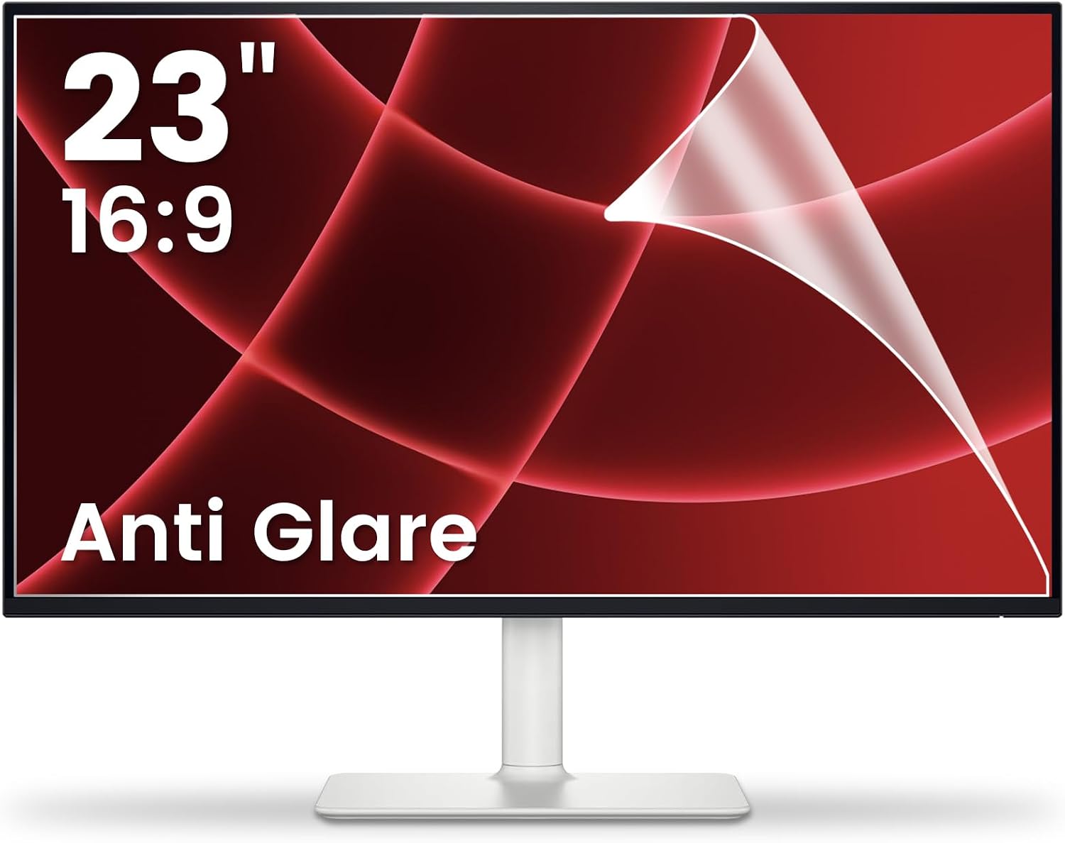 F FORITO 2-Pack 24 inch 16:10 Matte Anti Glare Computer Screen Cover, Anti Glare Eye Protection Film Compatible with All 24" Widescreen Monitors with 16:10 Aspect Ratio (20.4" W x 12.7" H)