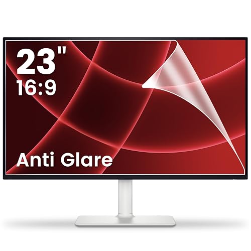 F FORITO 2-Pack 23 inch 16:9 Matte Anti Glare Computer Screen Cover, Anti Glare Eye Protection Film Compatible with All 23" Widescreen Monitors with 16:9 Aspect Ratio (20" W x 11.3" H) Not for 16:10