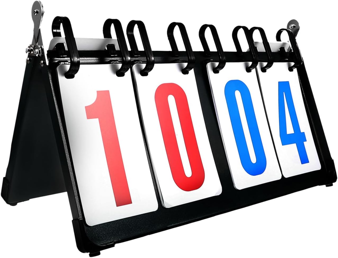 Professional Game Scoreboard 4- Portable Indoor Sports Scoreboards for Basketball