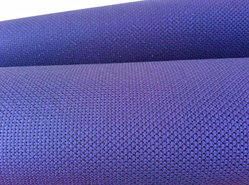 Image of KCS 59 inch x 1 Yard (93cmx149cm) 11ct Counted Cotton Aida Cloth Cross Stitch Fabric (Navy Blue)