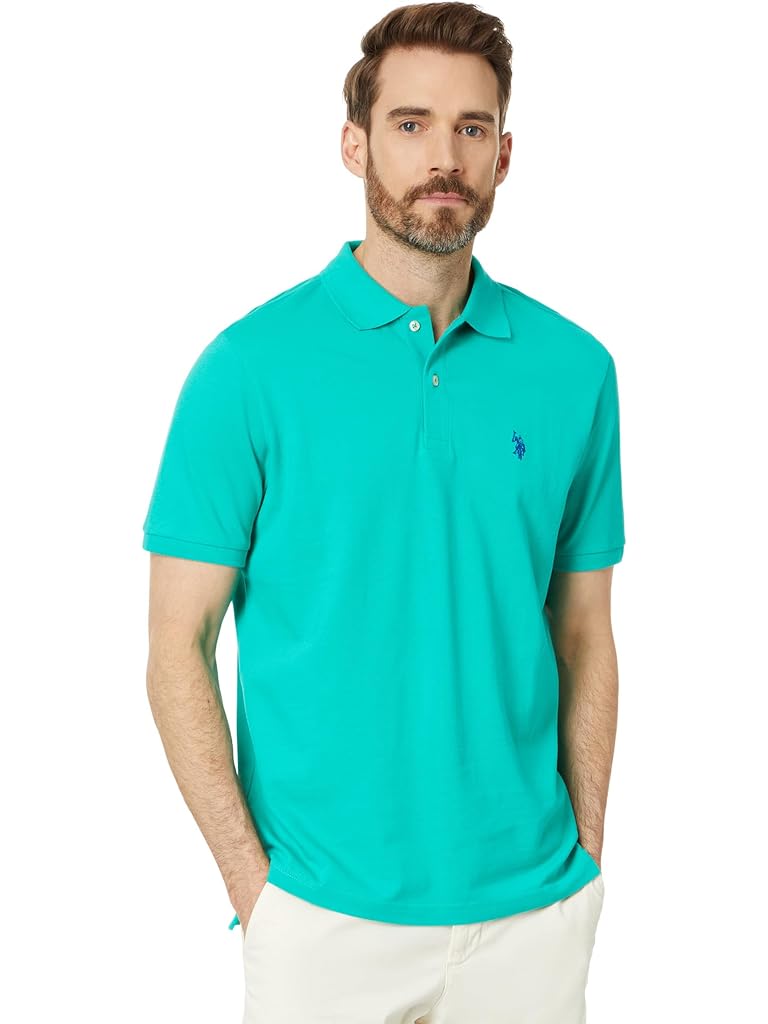 U.S. POLO ASSN. Solid Cotton Pique Polo with Small Pony