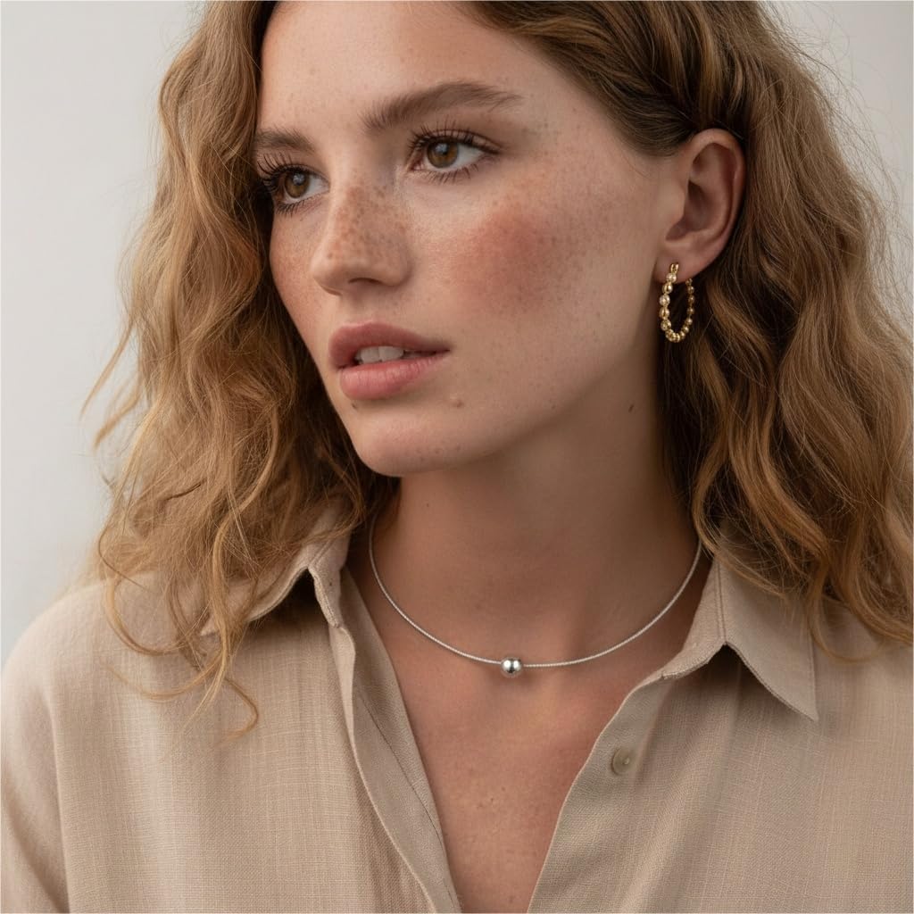14K Gold Hoop Earrings for Women CZ Hoops Earring Trendy Round/Heart Design Womens Earring 25mm